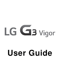 lg g3 vigor user manual pdf