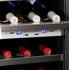 21 bottle freestanding wine cooler