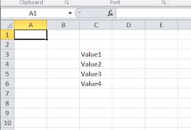 accessing cells phpspreadsheet