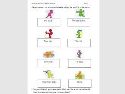 Adding S Suffix To Nouns And Verbs 2 Lessons Complete With Flip Charts And Worksheets