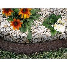 Brown Rubber Curb Landscape Edging