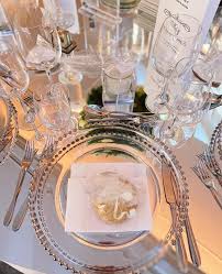 Mirrored Table Tops Wedding Lounge
