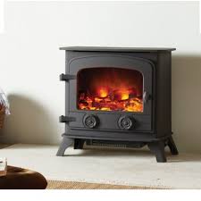 Or do i need those hybrid cast and coated jobbies? Electric Stove Exe Cast Iron Electric Flame Effect Stove With 2kw Remote Controlled Heating