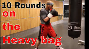 10 round heavy bag workout