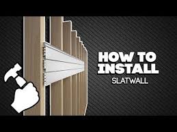 How To Install Proslat Slatwall You