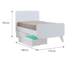 oslo super single bed frame with 2
