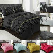 Bedding Quilt Bed Black Silver