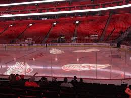 little caesars arena section 119 home