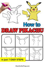 pikachu drawing how to draw pikachu
