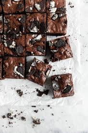The secret to the best fudgy brownies is (shh!) no cocoa powder, just chocolate. Fudgy Oreo Brownies Broma Bakery