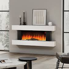 50 Inch Large Led Fireplace Electric