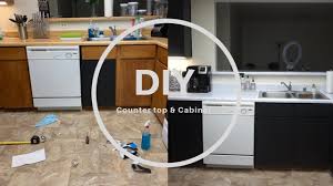 diy countertop cabinet with only