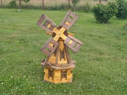 Buy Wooden Windmill Garden Decor