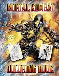 Mortal kombat scorpion coloring pages. Mortal Kombat Coloring Book By Ryan Davis