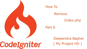 how to remove index php in codeigniter