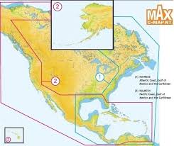 C Map Max Mega Wide Chart Na M033 Atlantic Coast Gulf Of Mexico