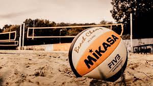 black and white of volleyball