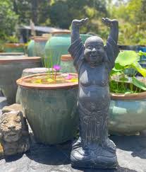 Happy Buddha Is Here Statues Have