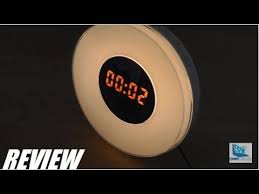 Review Sunrise Simulation Wake Up Light Alarm Clock Gen 3 Youtube