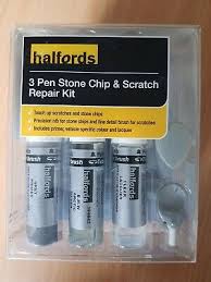 Halfords 3 Pen Paint Stone Scratch