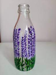 Glass Bottle Diy Painting Glass Jars