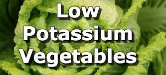 Low Potassium Vegetables My Food Data