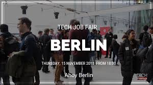Upcoming Events Berlin Tech Job Fair Autumn 2018 Techmeetups