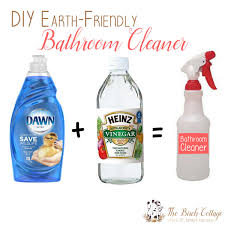 diy earth friendly bathroom cleaner by