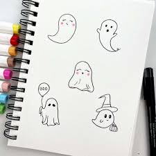 15 ghost drawing ideas how to draw a ghost
