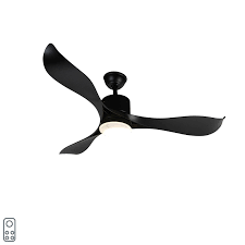 Ceiling Fan Black Incl Led And Remote