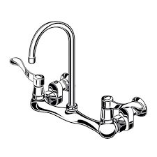 Gooseneck Faucet With Offset Shanks