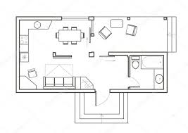 Linear Architectural Sketch Plan Studio