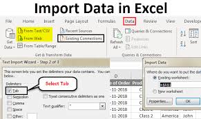 import data in excel tutorials on how