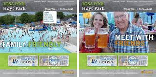 the hoyt park pool and the landing
