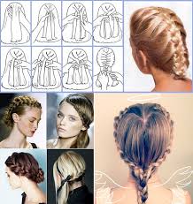 Gather hair at top of head and divide into three sections starting at the hairline, gather enough hair from top of head to start a regular braid. Howto How To French Braid Your Own Hair Step By Step
