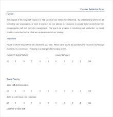 Customer Satisfaction Survey Template In Ms Word Doc
