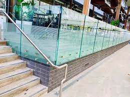 standoff glass railing demax arch