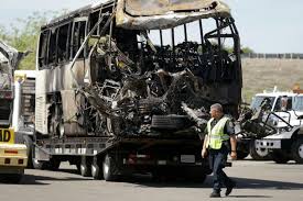 A horrifying crash between a truck and an suv carrying 27 passengers has left at least 15 people dead and a dozen more in hospital. California Fatal Bus Crash Was Fedex Truck Cargo Involved Csmonitor Com
