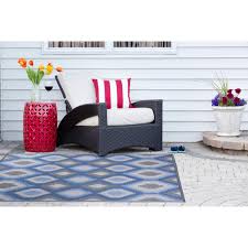 design imports ikat outdoor rug 4 x 6