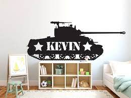 Tank Military Wall Decal Hero Soldier