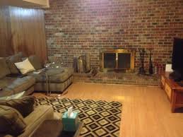What Color Goes With A Red Brick Fireplace