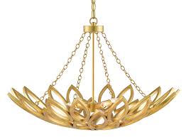 Allemande Gold Chandelier Currey And Company