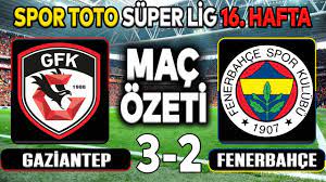 Gaziantep 3-2 Fenerbahçe GENİŞ MAÇ ÖZETİ/ SUPER LİG MAÇ ÖZETLERİ ! Gaziantep  Fenerbahçe Maç Özeti - YouTube