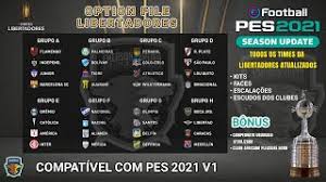 Así se jugará la copa 2021: Pesfutebol Com Pro Evolution Soccer Option Files Community