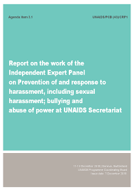 Report Of The Independent Expert Panel On Prevention Of And