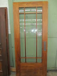 9 Lite Beveled Glass Door The