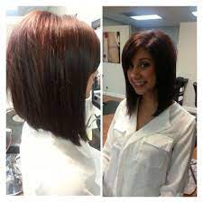 Medium layered hair can be a bomb if in line with your texture and current trends. Angled Bob Haircut Medium Length Novocom Top