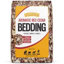 sunseed aromatic red cedar bedding for