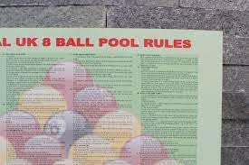 uk pool rules sheet