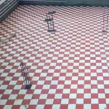 clay red weatherproof floor tile size